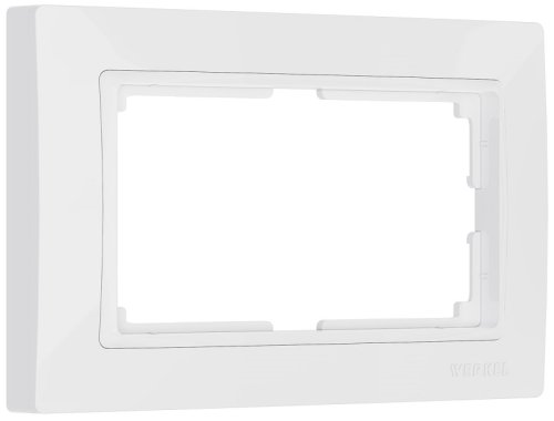 Рамка универсальная Werkel Snabb basic для 1-м. 2 мод. розетки белый картинка